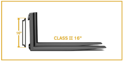 Class 2 Forklift Forks - Heavy Duty Steel - Replacement Tines
