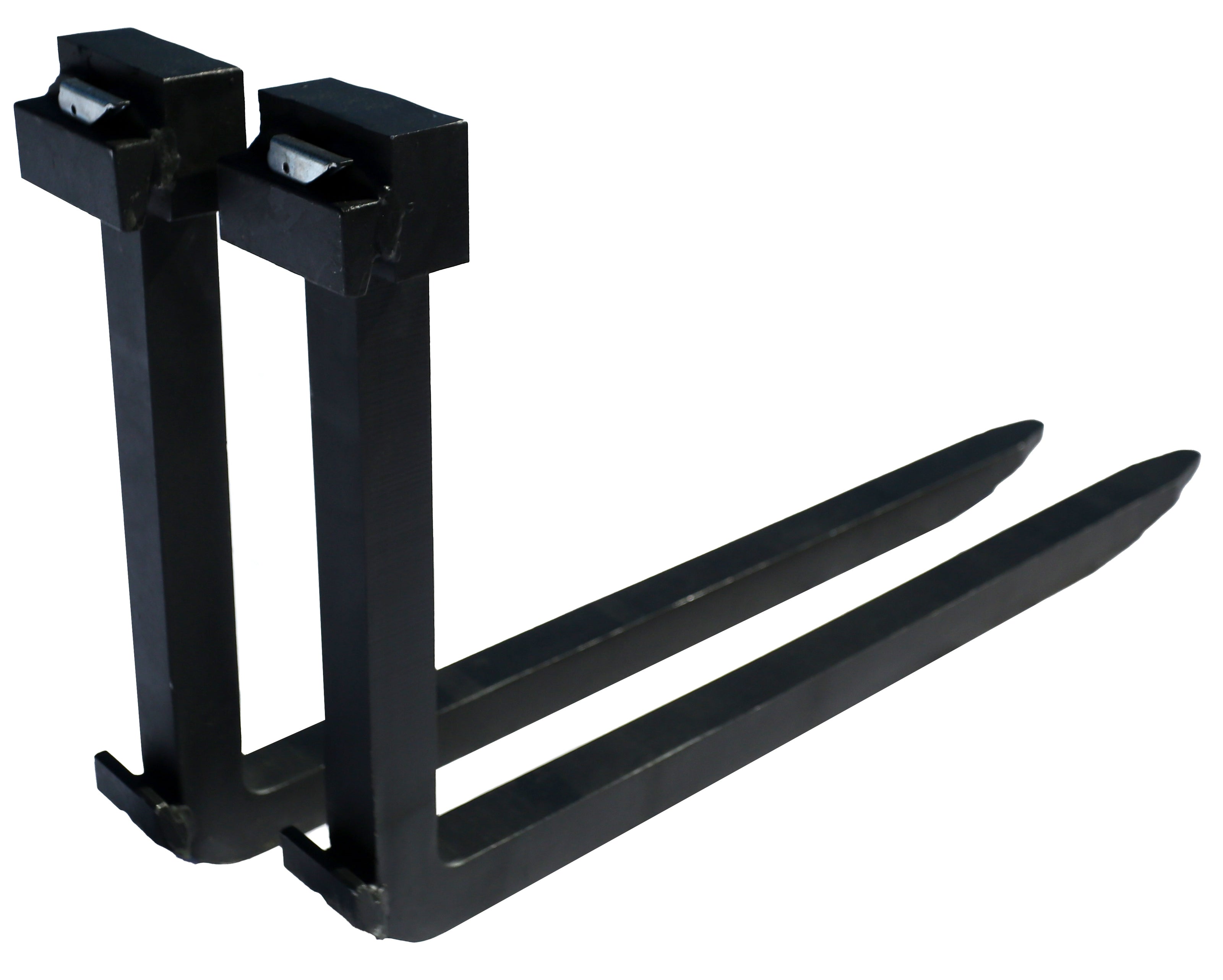 pair of block style forklift forks