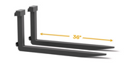 2 x 2 x 36 - CL2 4200 lbs Capacity - Block Forks